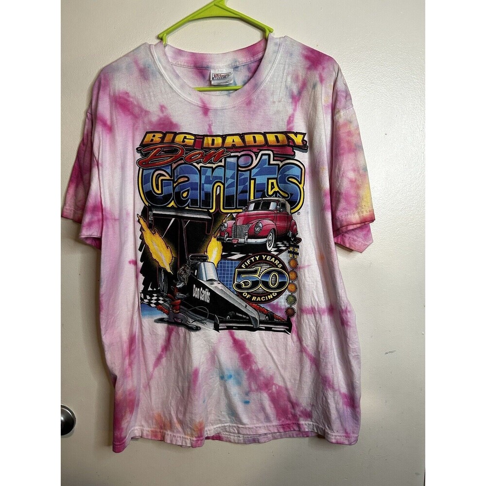 Custom Dyed Vintage Repurposed Street Rod  Hot Rod Don’s Pink Tee